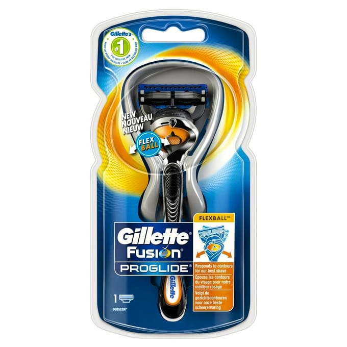 Gillette Fusion 5 ProGlide met Flexball Technologie Scheersysteem Mannen