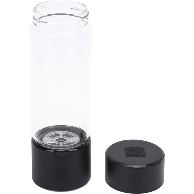 Waterstoffles Generator Glas 460ml Draagbare Ionisator Machine 3 Min Tot 1400ppb voor white
