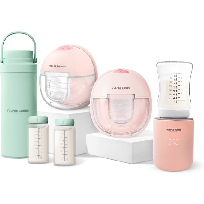 Mother’s day Bundle: Dubbele Borstkolf ELITE, Melkkoeler en Draagbare Flessenwarmer - Productbundel