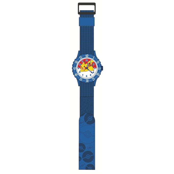Pokémon leertijdhorloge textielband klittenband