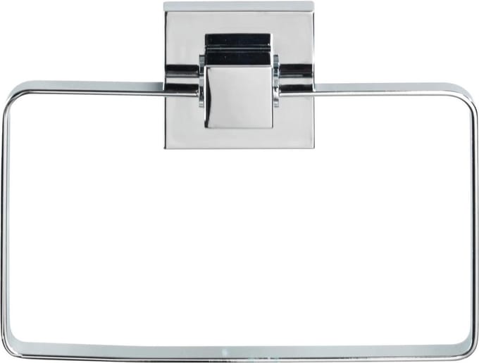 Wenko Handdoekring Vacuum-loc 18,5 X 14 Cm Rvs Zilver