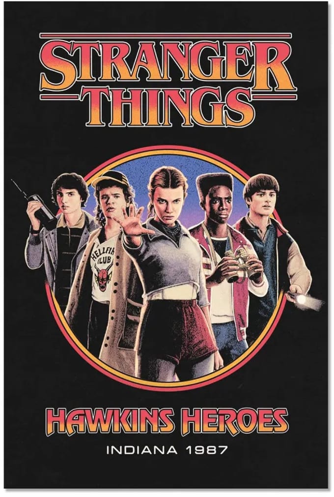 Stranger Things poster - Seizoen 5 - Eleven - Horror - Mike - Dustin - 61 x 91.5 cm