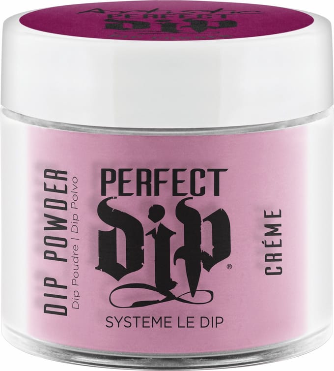 Artistic Nail Design Perfect Dip Poeder 'NIGHT CAP' (Donker Fuchsia Crème)