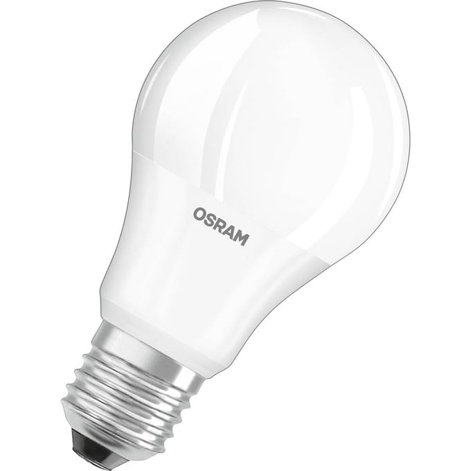 OSRAM LED lamp E27 Base CL A 10W 4.000K mat per 3