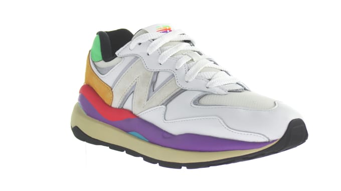 New Balance 57/40 Heren Wit Trainers