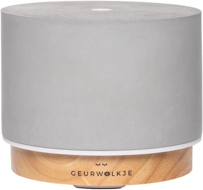 Limited Edition: Satori Concrete – Geurwolkje® Aroma Diffuser – Beton Lichtgrijs – 200 ml