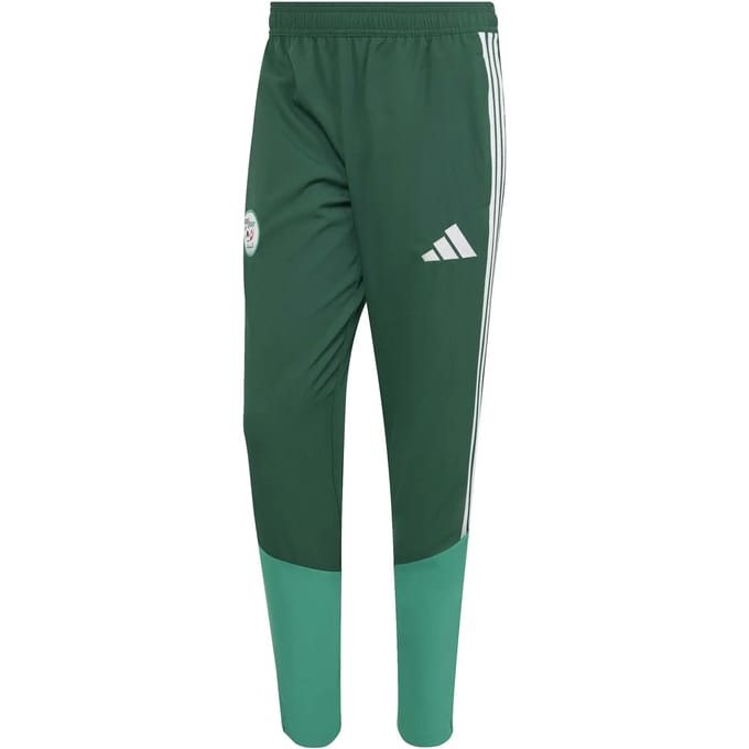 Adidas Algeria Broeken Heren - Groen - Maat M - Poly Woven