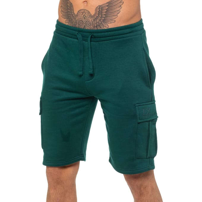 Enzo | Heren Cargo Korte Broek - Groen