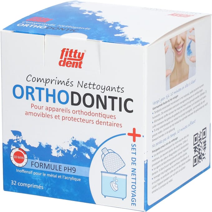Fittydent Orthodontic Reinigingset + Bruistabl 32