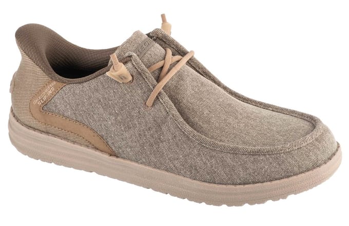 Skechers Slip-Ins: Melson - Coronado, Mannen, Beige, Sneakers, maat: 41,5