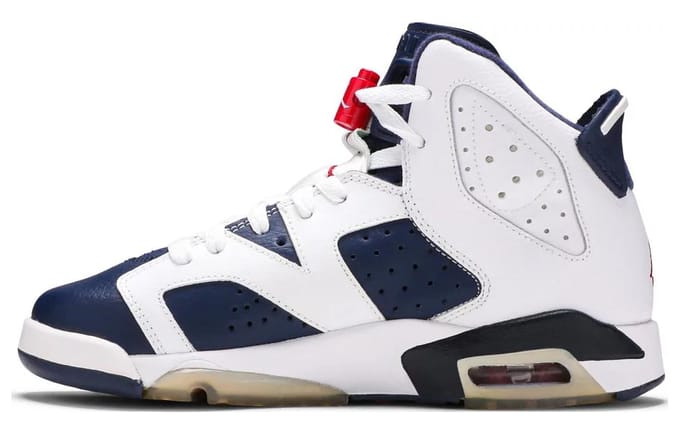Jordan 6 Retro Olympic 2012 GS 384665-130 36.5 white