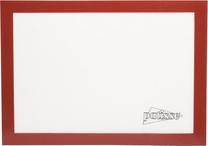 Patisse Bakmat 59 X 39 Cm Siliconen Rood/wit