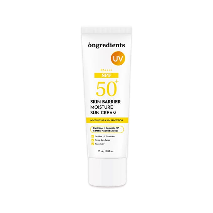 [Ingrediënten] Skin Barrier Moisture Sun Cream SPF 50+ PA++++ 50ml white