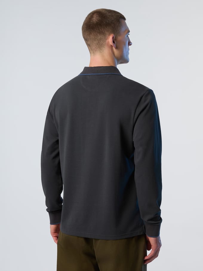 North Sails Polo Shirt Lange mouwen met kraagprint
