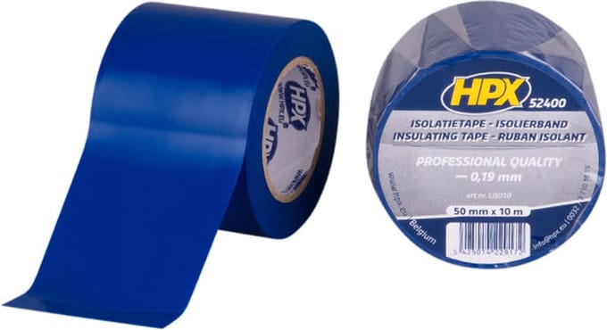 PVC isolatietape - blauw 50mm x 10m