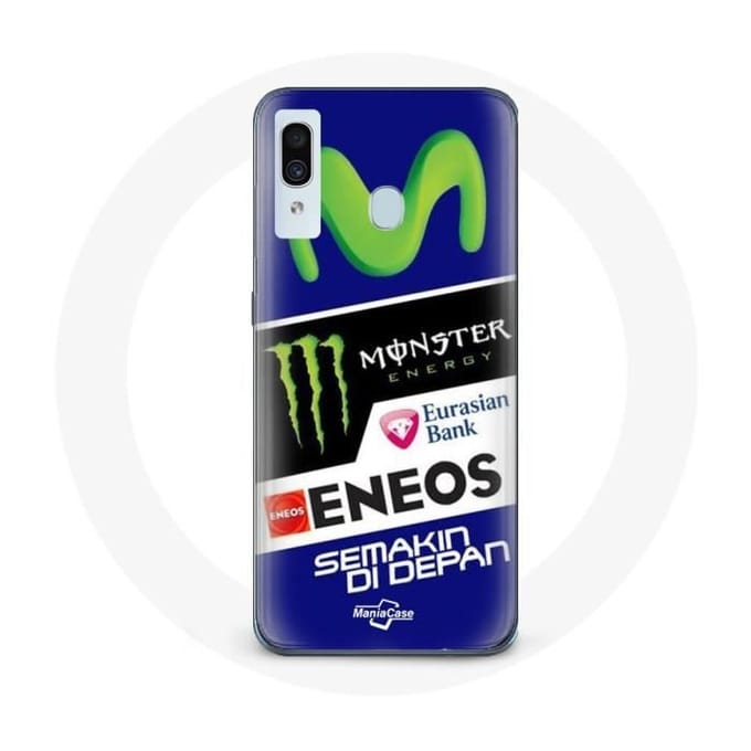 Coque pour Samsung Galaxy A20 Monster Energy Yamaha Eneos