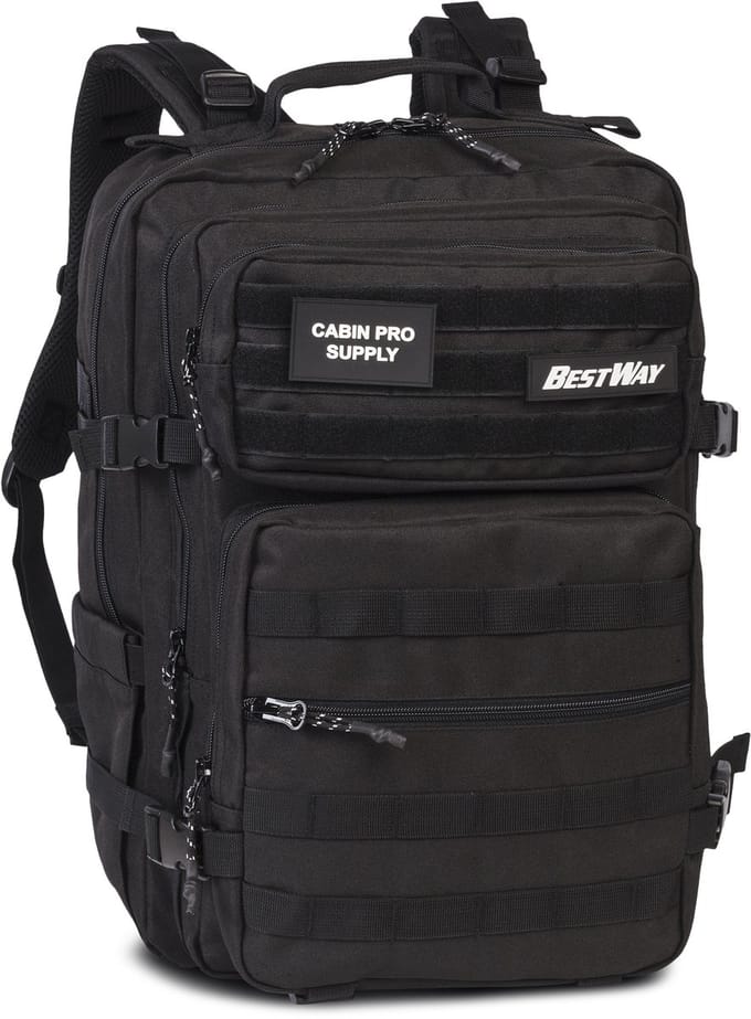 Bestway Cabin Pro Rugzak Zwart
