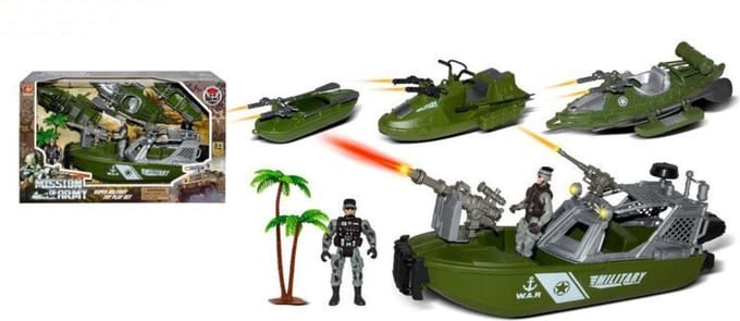 Military Set + Boot + Wapens+,,.