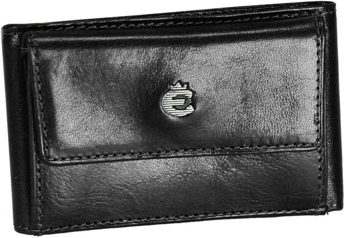 Esquire Toscana dames portemonnee leer 9,5 cm - Dames - Horizontaal - black