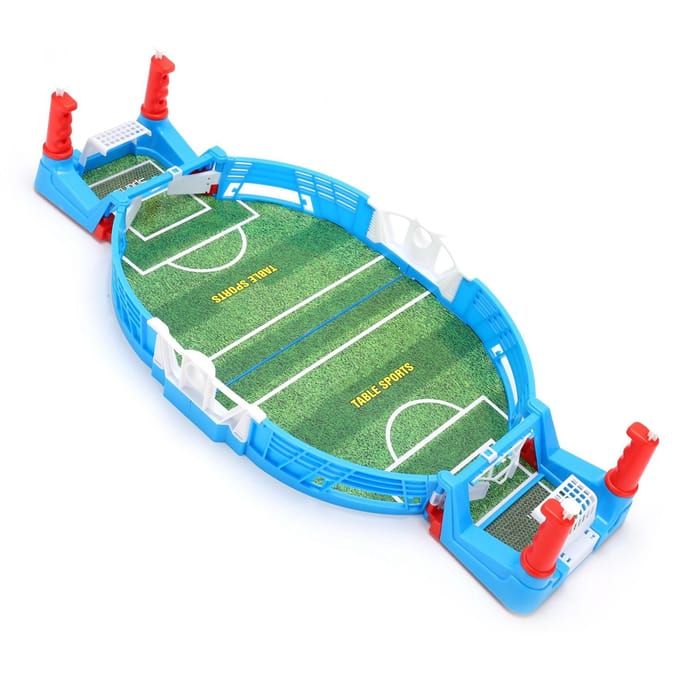 Mini Tafelvoetbal Interactief Vingergevecht Atletisch Voetbaltafel Arcade Spel Accessoires blue