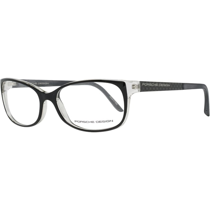 Porsche Design rechthoekig zwart op kristal damesglazen frames