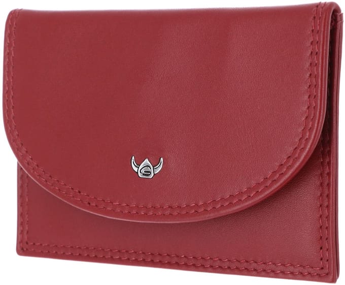 Golden Head Leren kaarthouder Polo RFID Protect Kartenetui 4445 Rot donkerrood