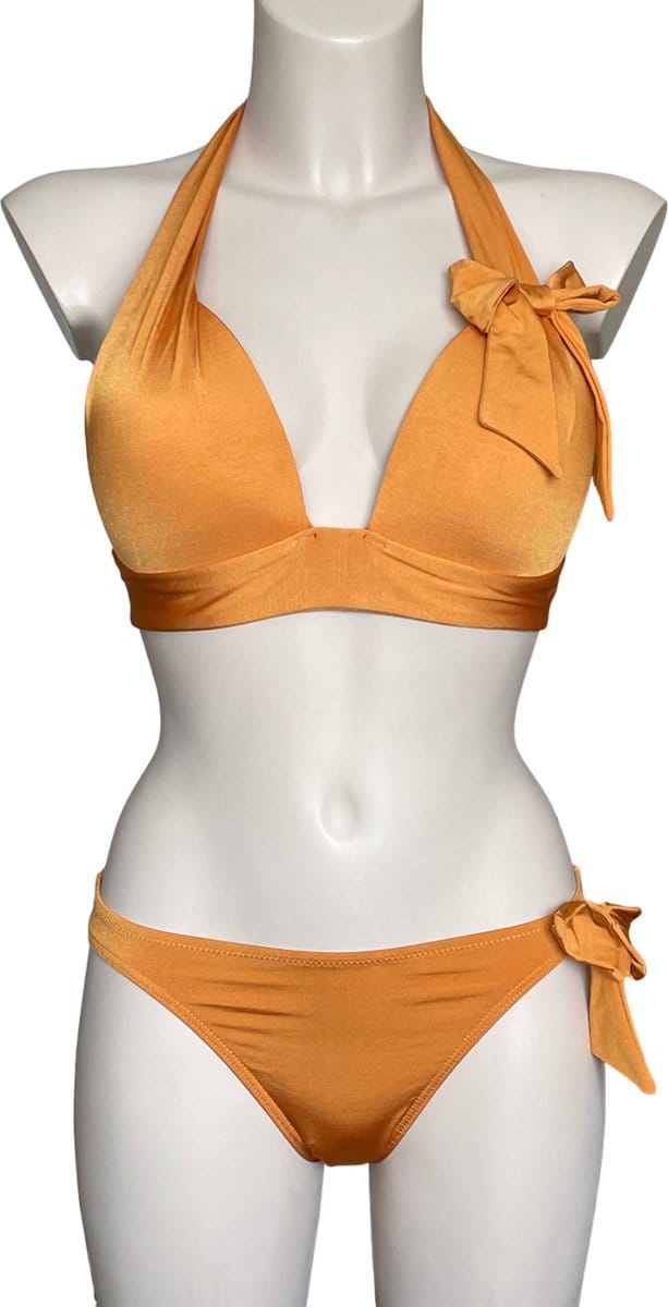 Cyell Shiny Bronze halter bikini set 36c + 36 / 70C + S