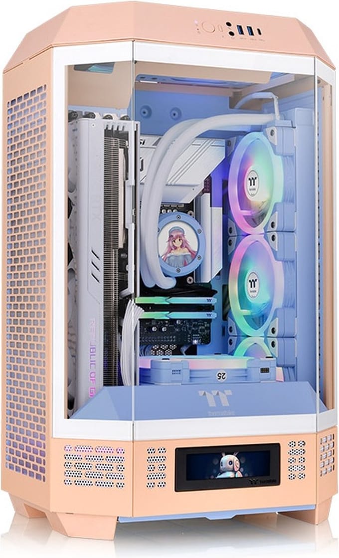 Thermaltake The Tower 300 (Peach Fuzz) - Case - Tower - Orange