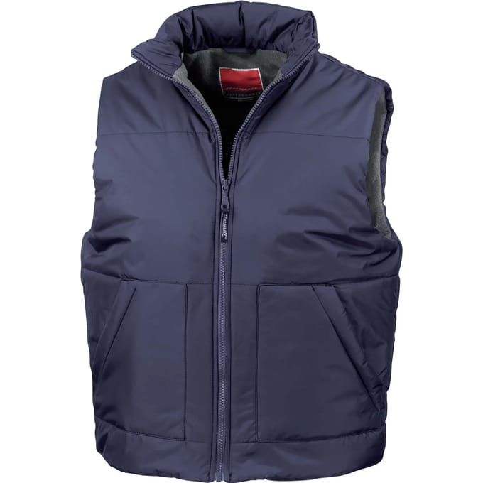Kariban Gewatteerde Mouwloze Jas met Fleece Voering