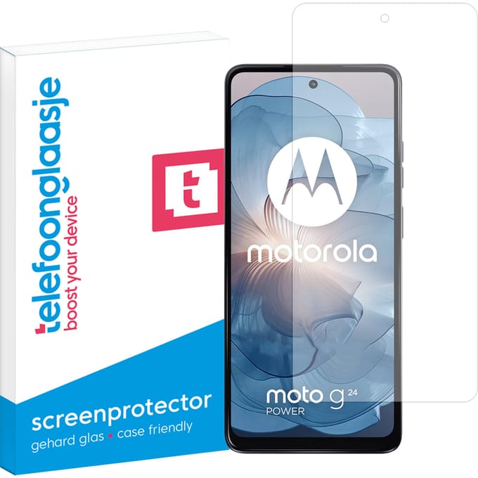 Motorola Moto G24 Power screenprotector gehard glas