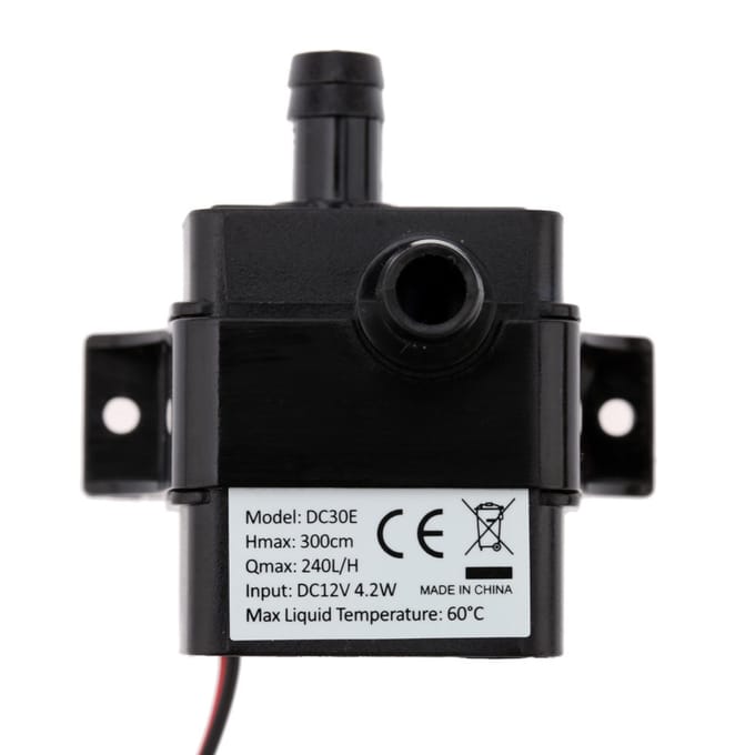 Anself Ultrastille Mini DC12V 4.2/4.5W Micro Borstelloze Wateroliepomp Waterdichte Dompelfontein 5W