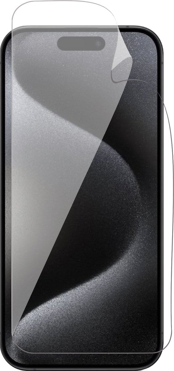 Screenprotector geschikt voor iPhone 15 Pro - 1x FlexGuard Screen Protector
