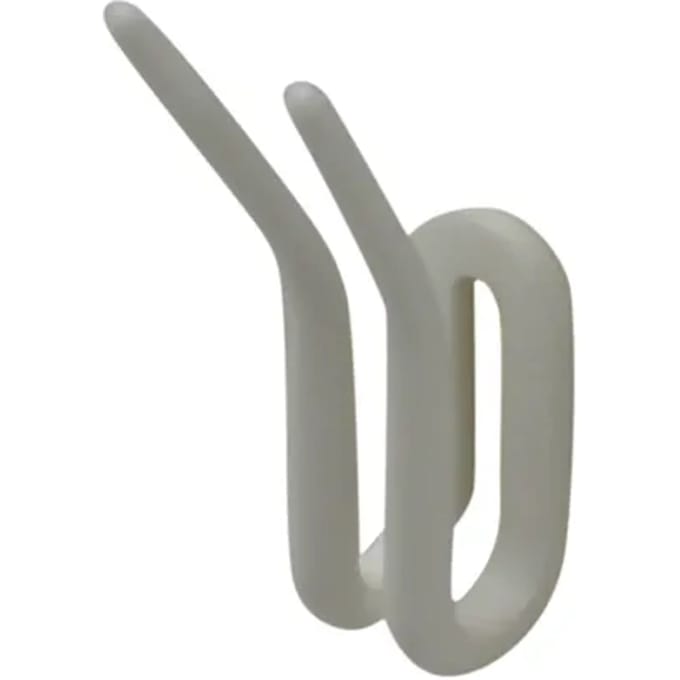 Sencys - Gordijnhaak - Wit - 25 Stuks