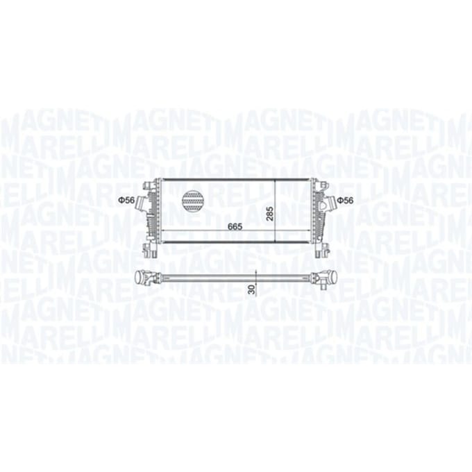 InlaatluchtRadiator MAGNETI MARELLI 351319205070