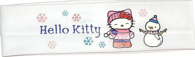 Hello Kitty - Haarband - Winter - Wit