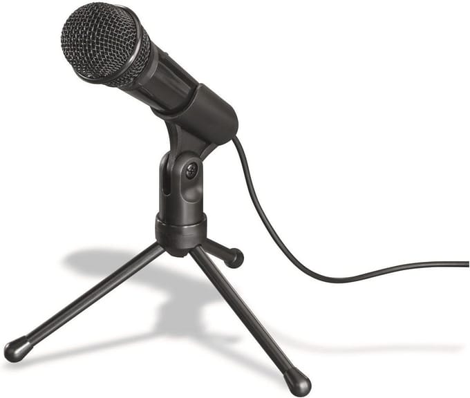 Bekabelde PC-microfoon met statief voor podcasting en streaming