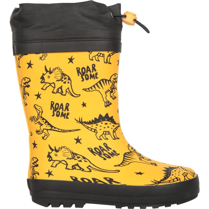 Mountain Warehouse Kinder/Kinder II Dinosaurus Winter Wellington Laarzen (Geel)