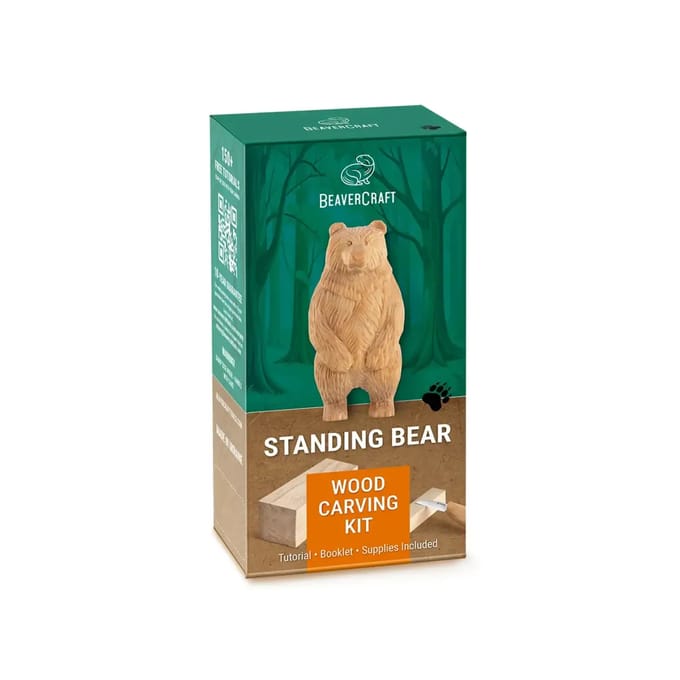 Beavercraft Staande Beer Houtsnijwerk Hobby-Kit