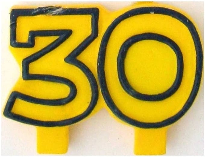 Cijferkaars 30 jaar