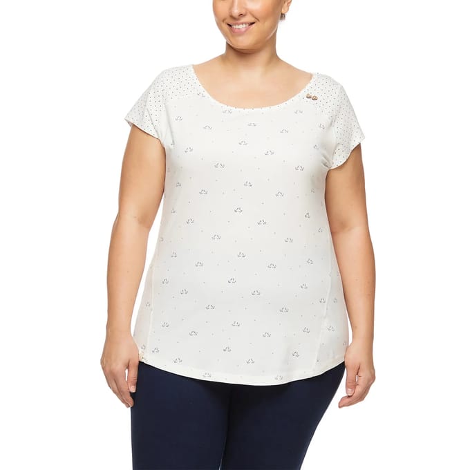 T-shirt dames Ragwear Rosanna Plus