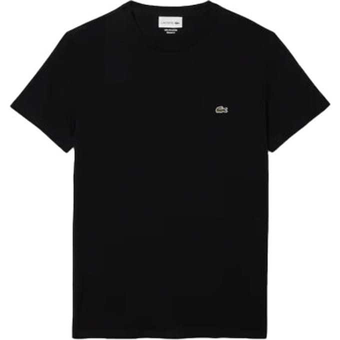 Lacoste Heren T-shirt - Black - Maat M