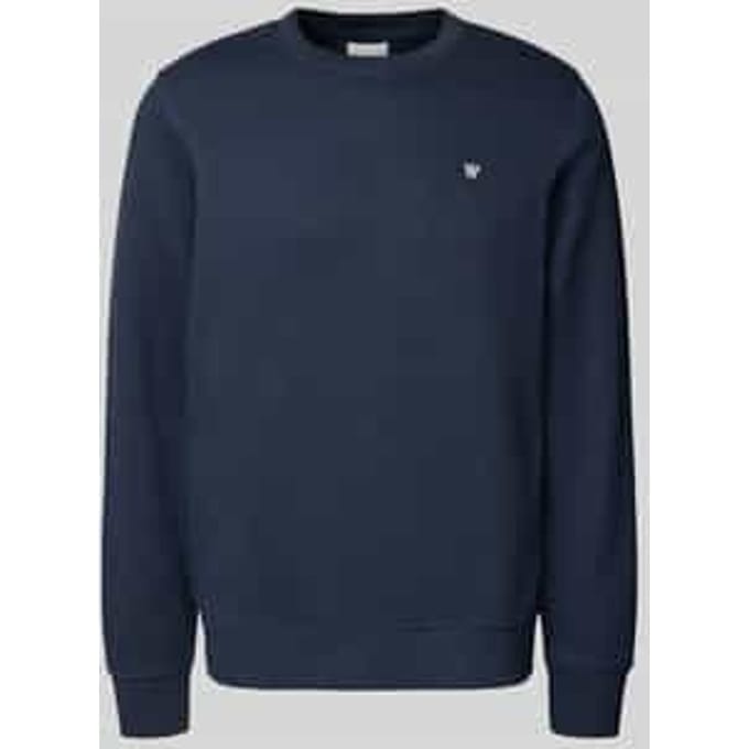 Sweatshirt met logobadge, model 'Tye'
