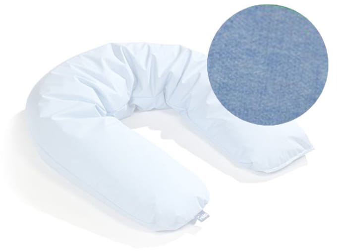 Sloop voor Fico Standaard positioneringskussen - Katoen/polyester - Jeansblauw