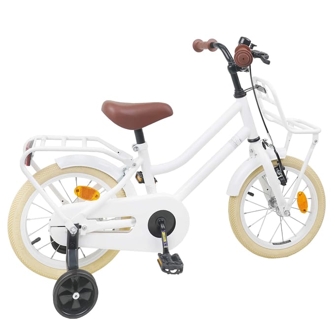 vidaXL - Kinderfiets - 12 - Inch - voor - 2-4 - jaar - oud - Wit