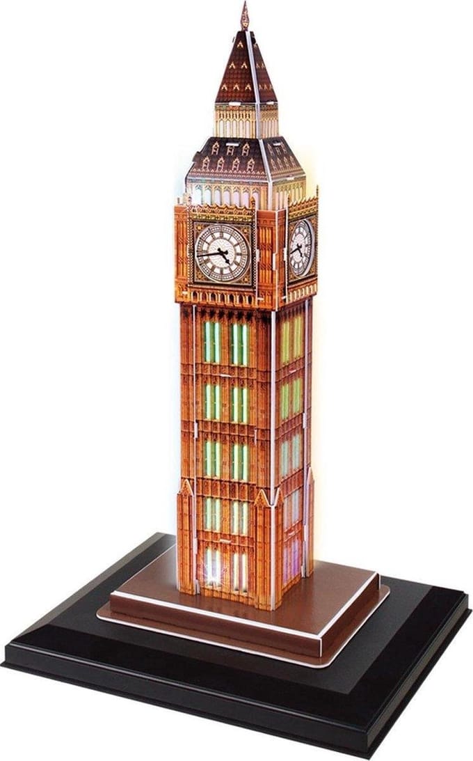 Big Ben 3D-puzzel met led-verlichting
