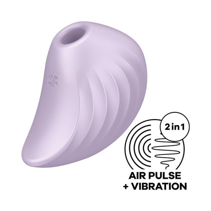Satisfyer 'Pearl Diver', 9,5 cm, drukgolven en trillingen, speels design