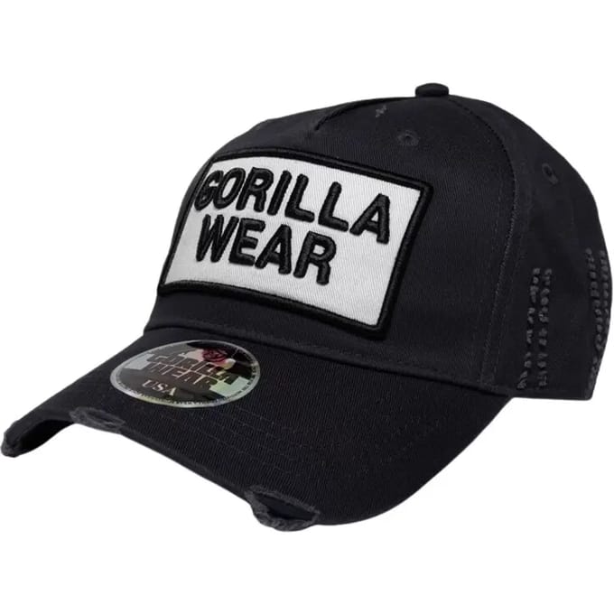 Gorilla Wear Harrison Pet - Zwart/Wit
