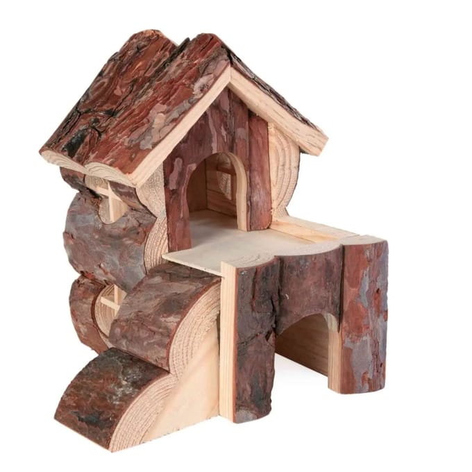 Trixie Bjork house mice bark Hout 15 × 15 × 16 cm