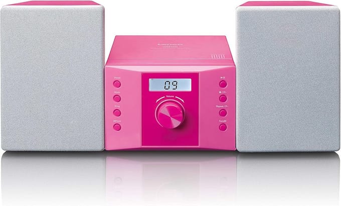 Compact Stereo Systeem met CD Speler en Stickers