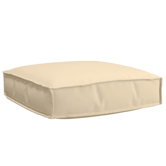 vidaXL - Kussen - Beige - 60 - x - 60 - x - 12 - cm - Oxford - Stof